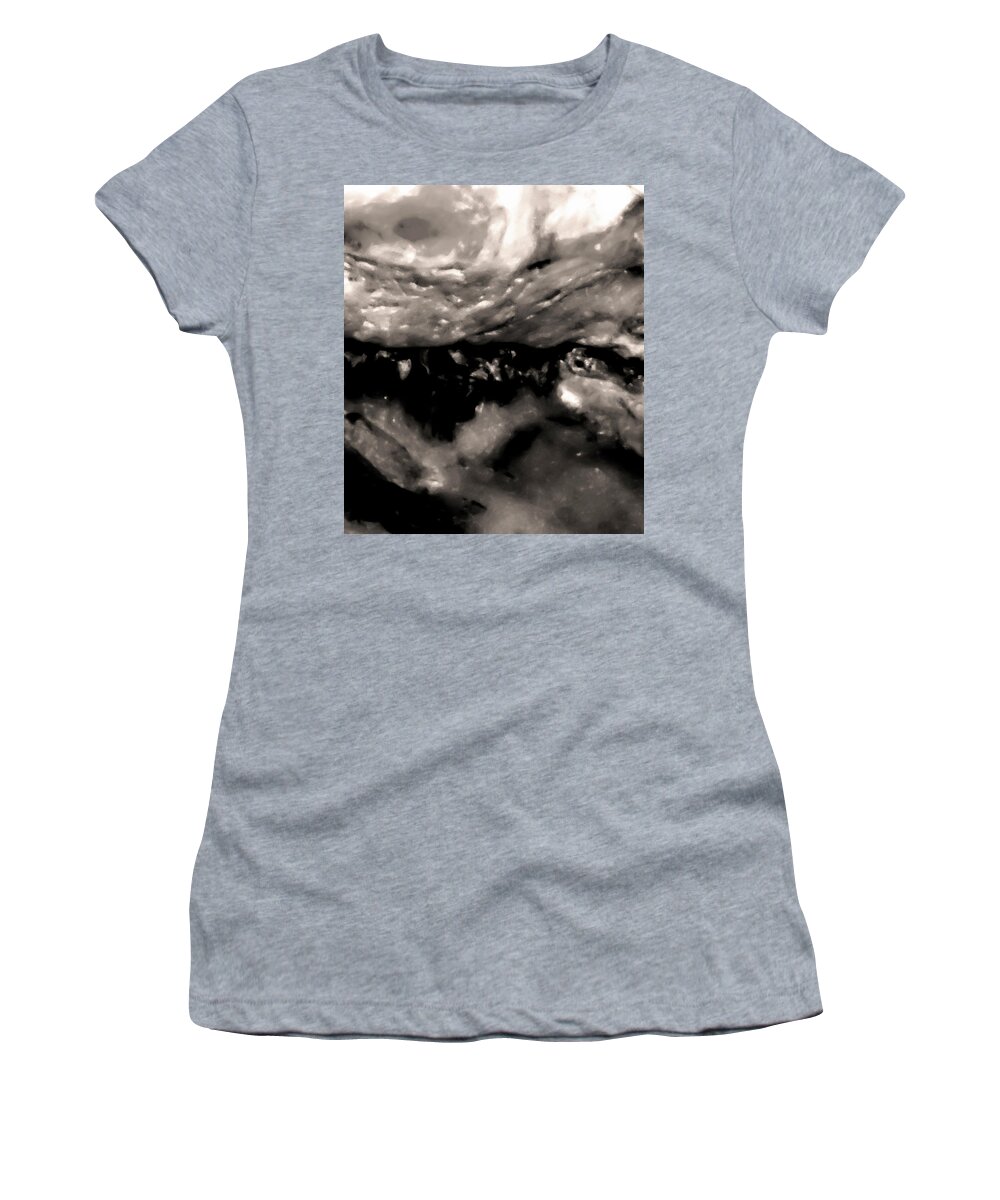 Middle Earth Women's T-Shirt featuring the photograph Middle Earth Shell Story by Gina O'Brien