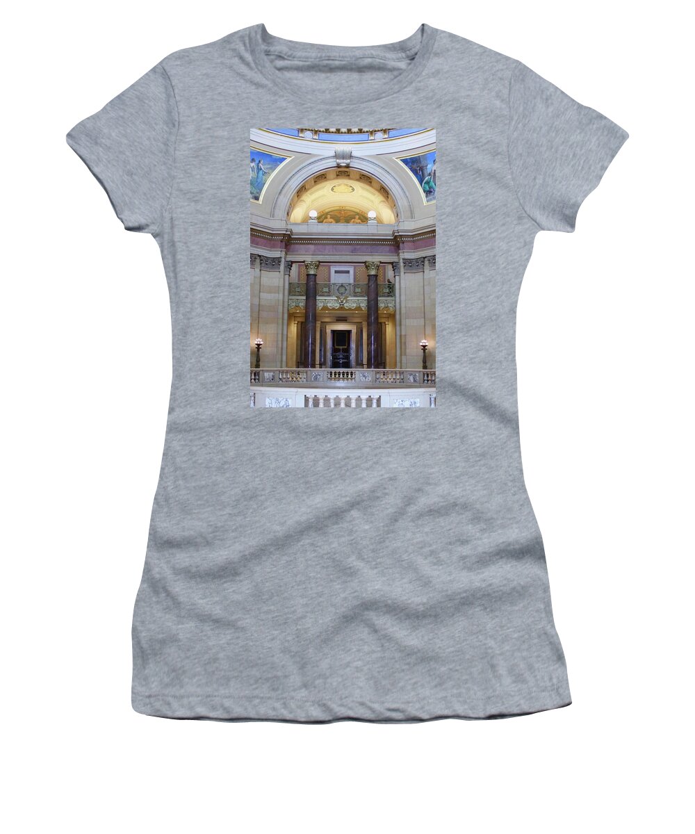 Minnesota Women's T-Shirt featuring the photograph Minnesota House by Sarah Lilja