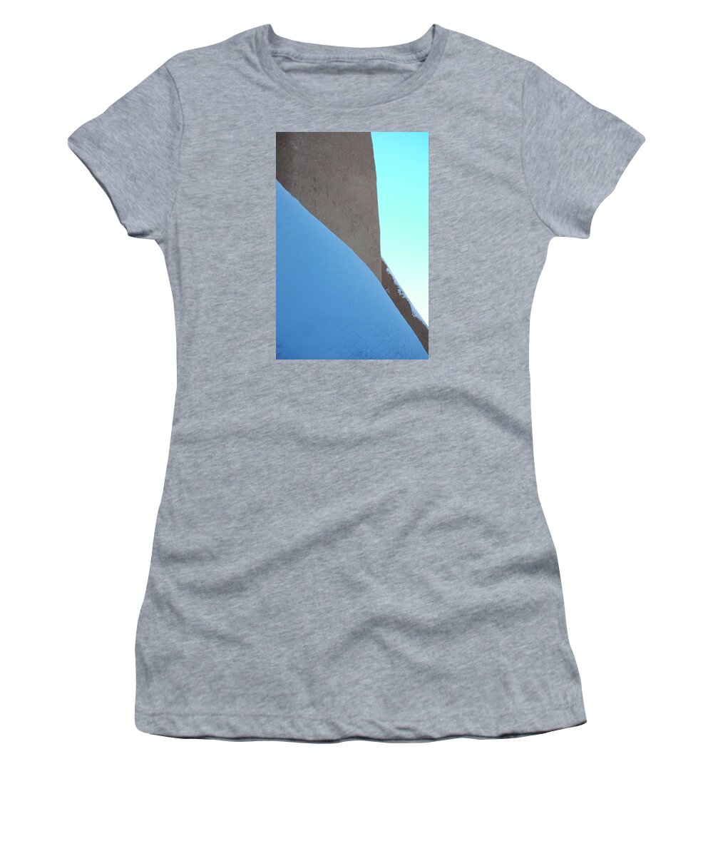 Taos Women's T-Shirt featuring the photograph Mission Slopes by Glory Ann Penington