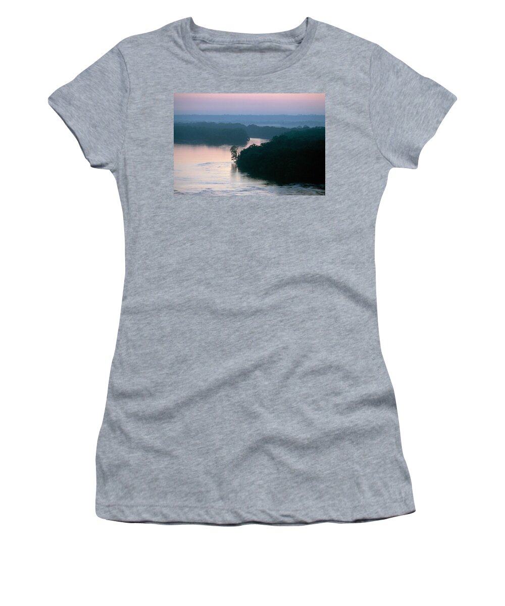 1974 Women's T-Shirt featuring the photograph Mississippi River: Bluffs by Granger