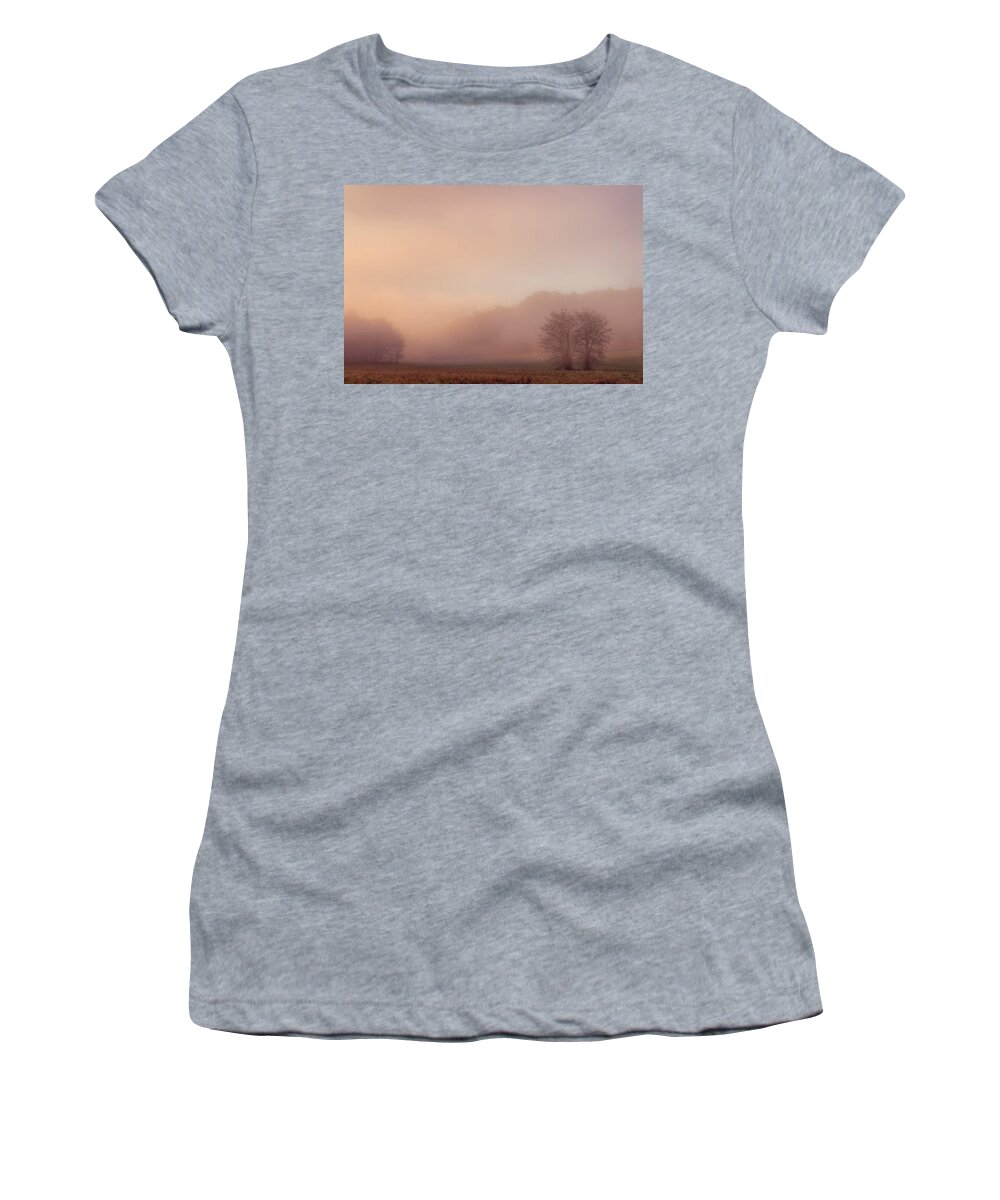 Mist Women's T-Shirt featuring the photograph Misty Dawn by Robert Charity
