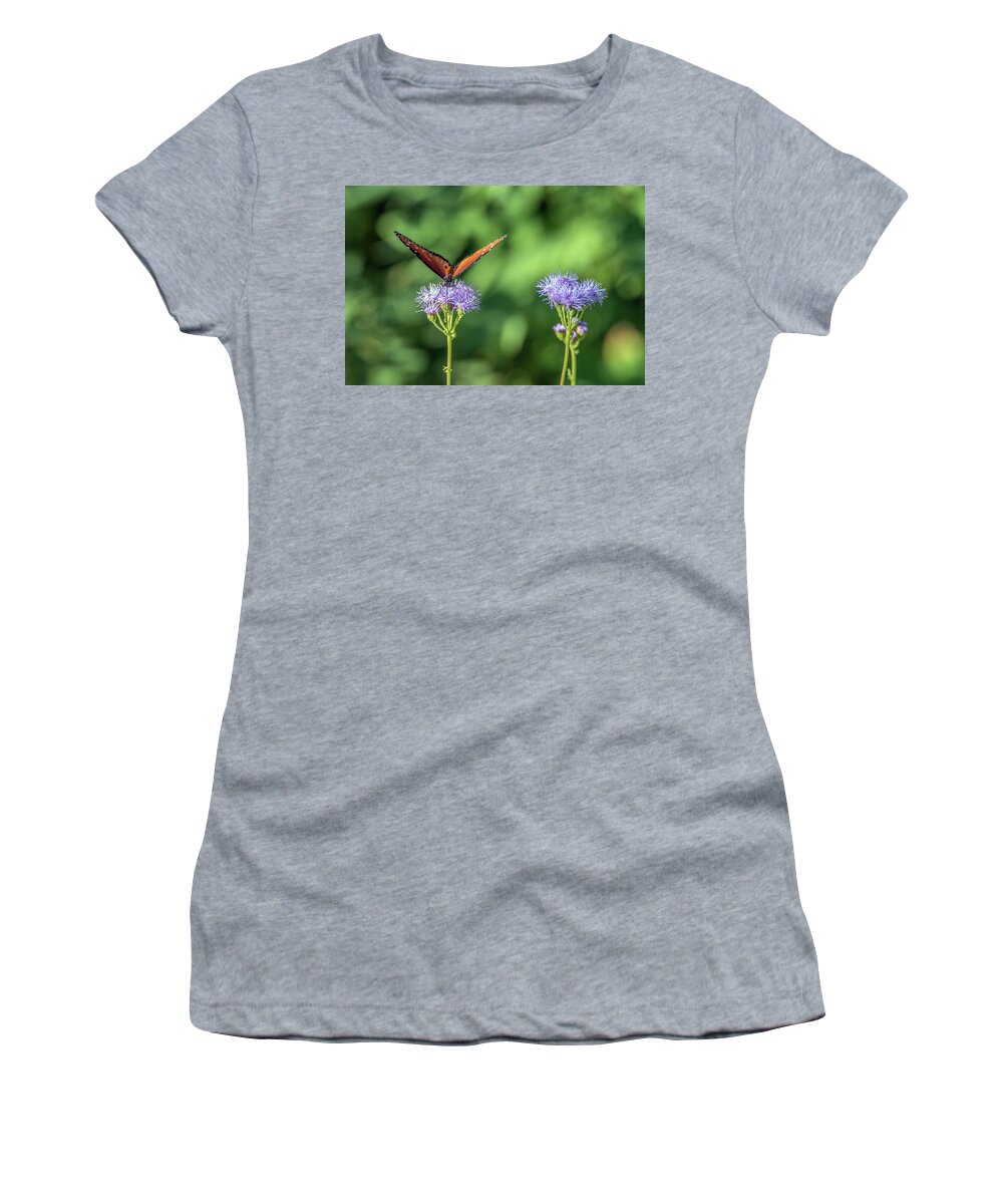 Monarch Women's T-Shirt featuring the photograph Monarch Butterfly 7478-101017-1cr by Tam Ryan