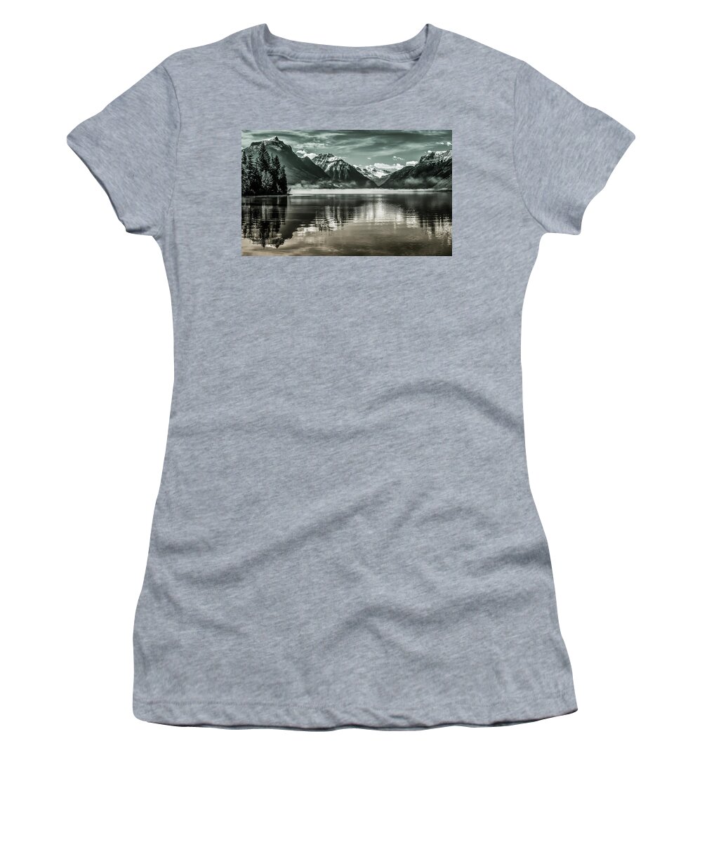 Best Women's T-Shirt featuring the photograph Montana Reflections by Gary Migues