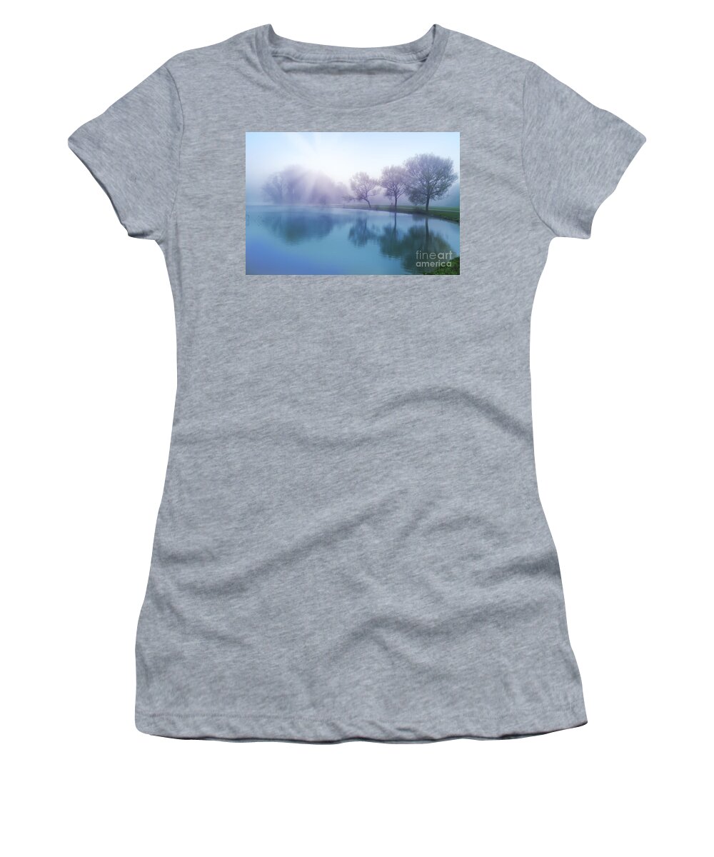 Condolence Women's T-Shirt featuring the photograph Morning by Ariadna De Raadt