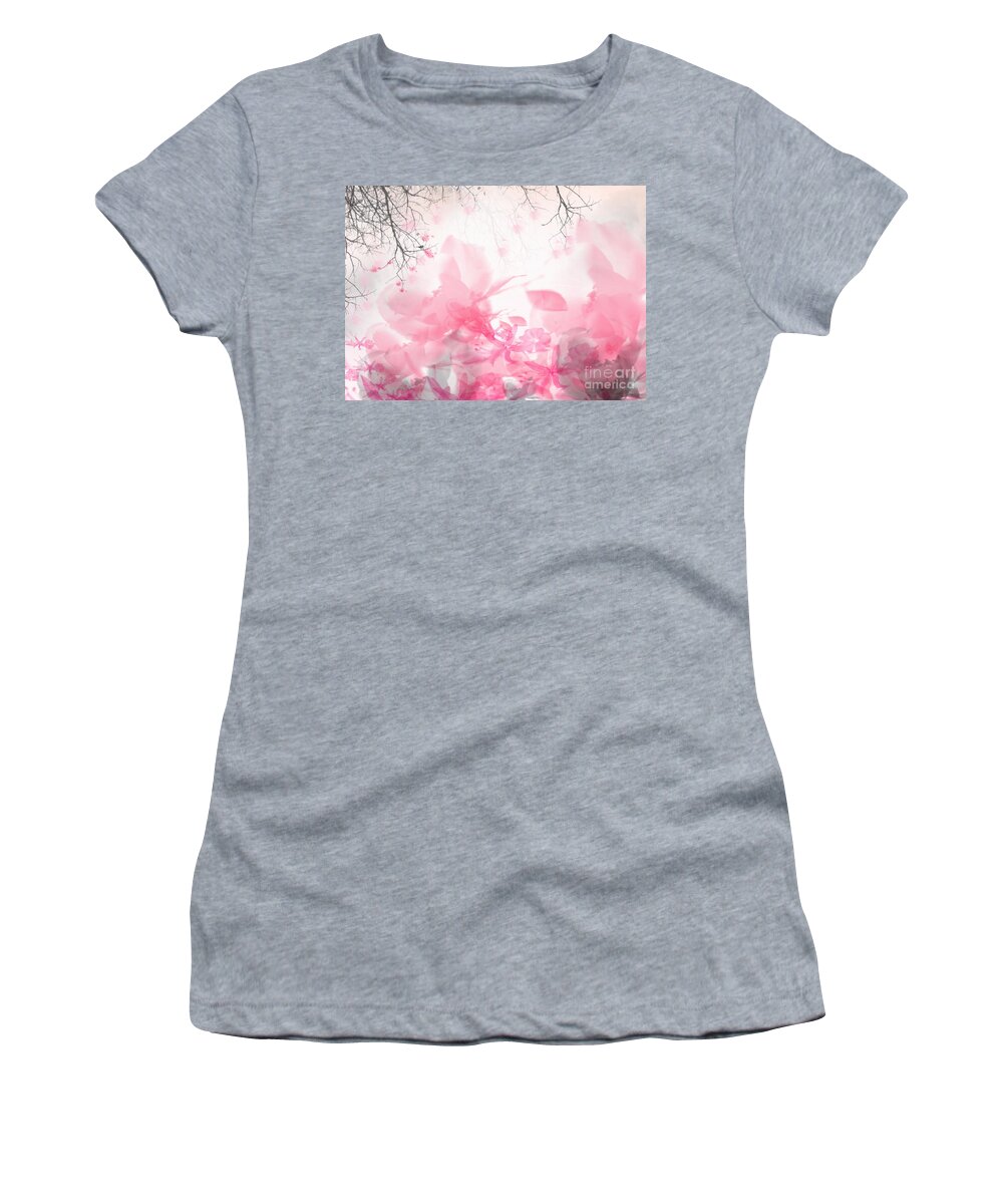 Chirp Women's T-Shirt featuring the digital art Morning Chirp by Trilby Cole