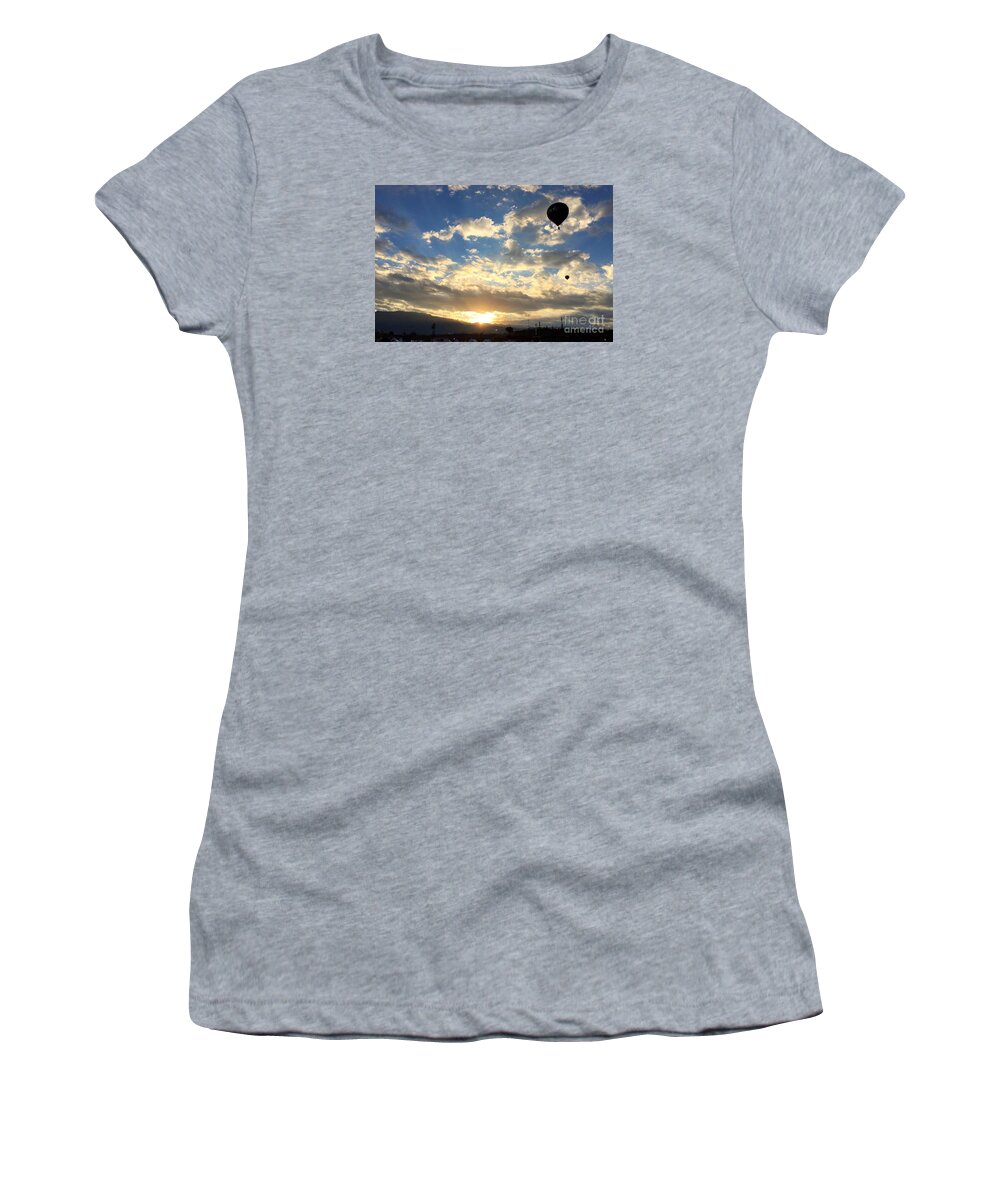Sunrise Women's T-Shirt featuring the photograph Morning Light by Anne Sands