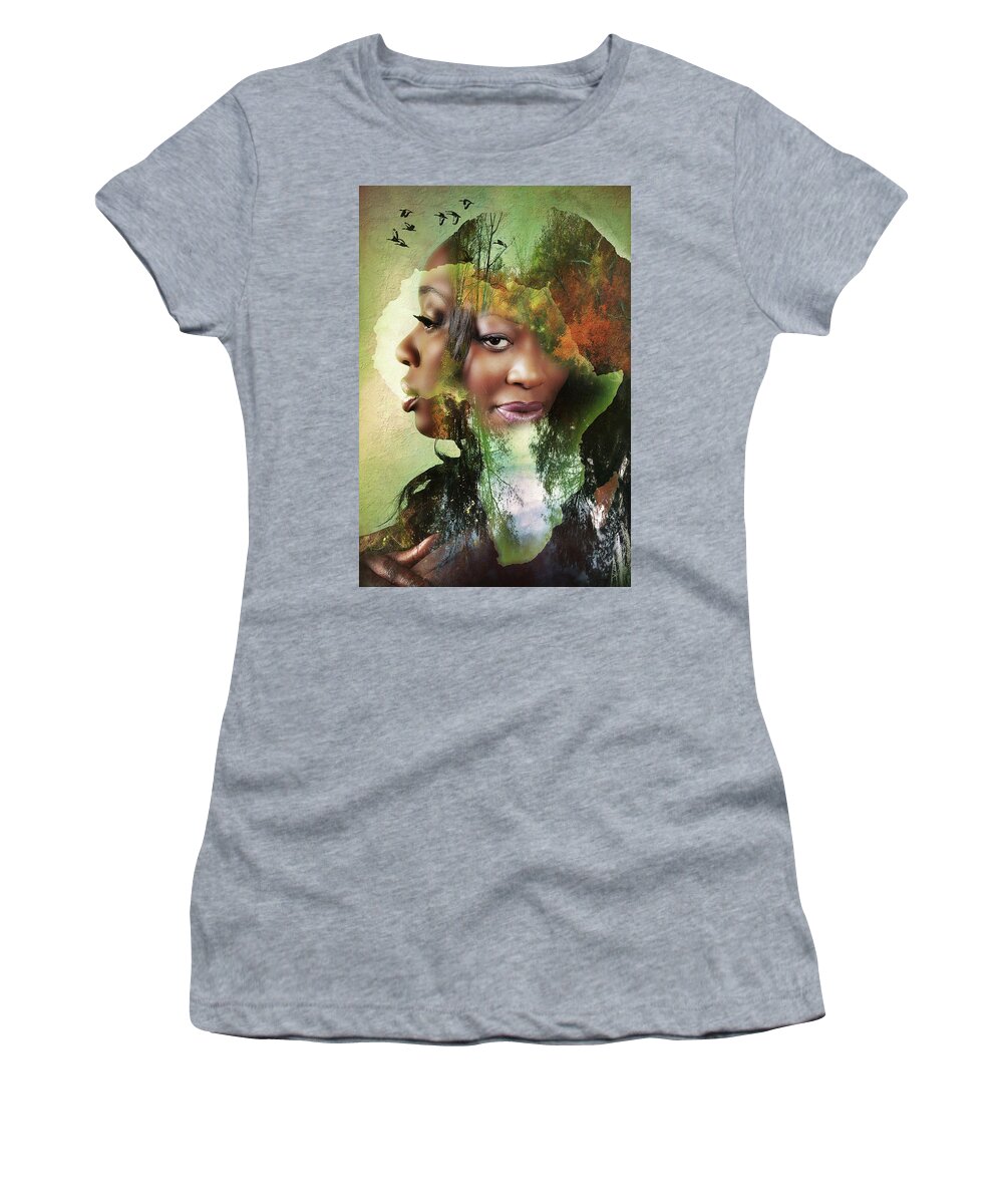 Africa Women's T-Shirt featuring the photograph Mother Nature by Reynaldo Williams