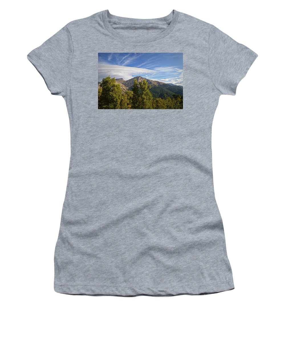 Gr20 Women's T-Shirt featuring the photograph Mountain Corsica by Jonathan Kerckhaert