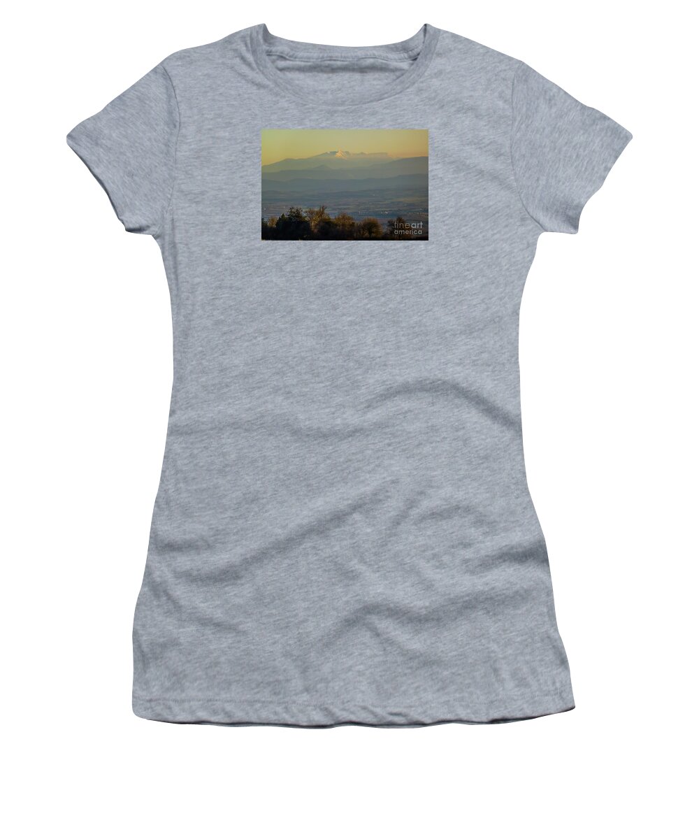 Adornment Women's T-Shirt featuring the photograph Mountain Scenery 8 by Jean Bernard Roussilhe