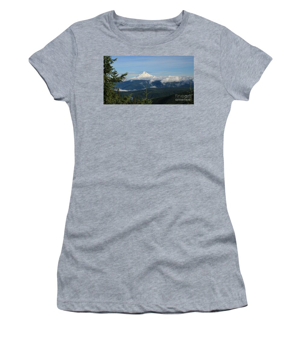 Landscape Women's T-Shirt featuring the photograph Mountain View by Sheila Ping