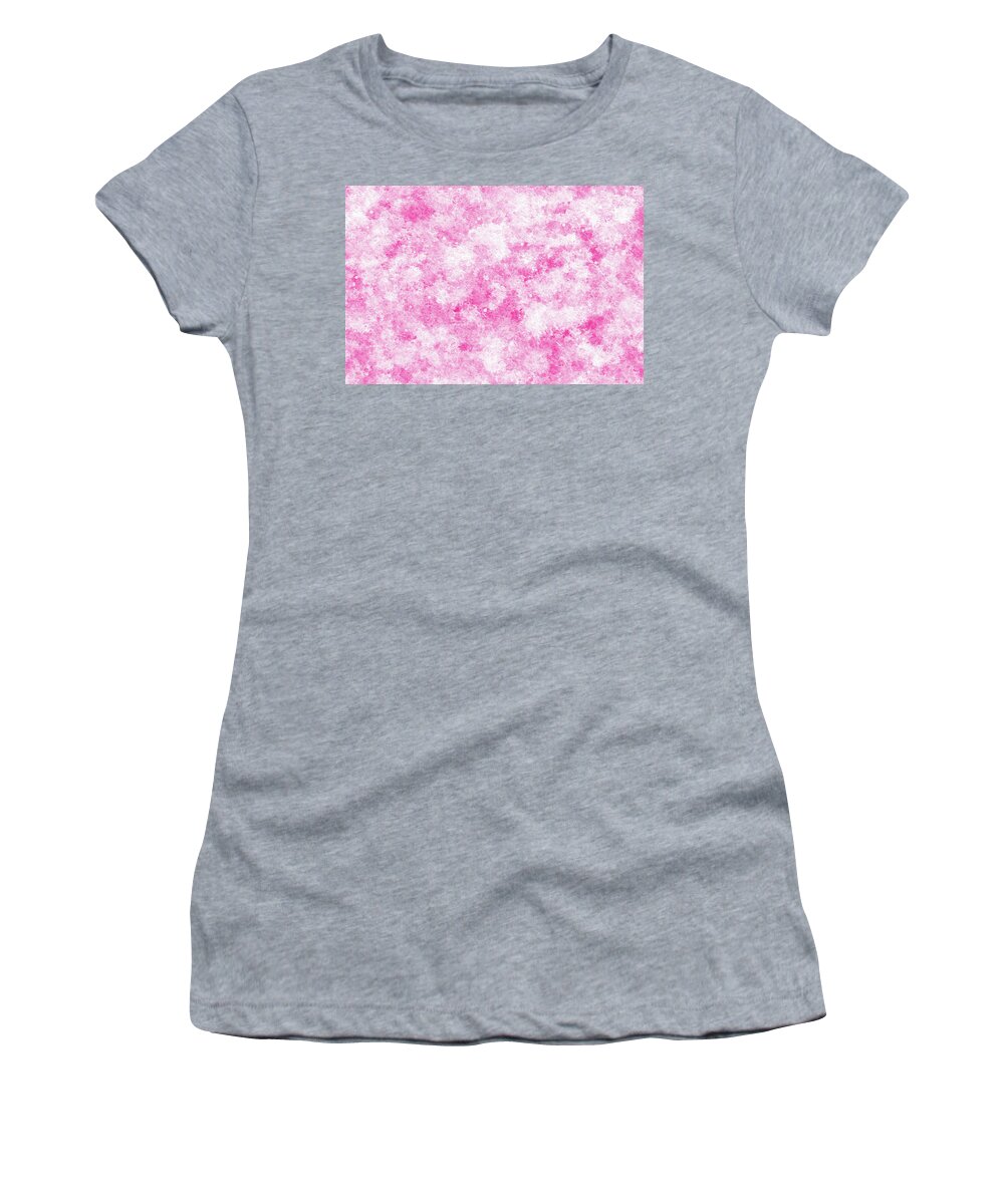 Pinks Women's T-Shirt featuring the digital art Multicolor Texture 006a by DiDesigns Graphics