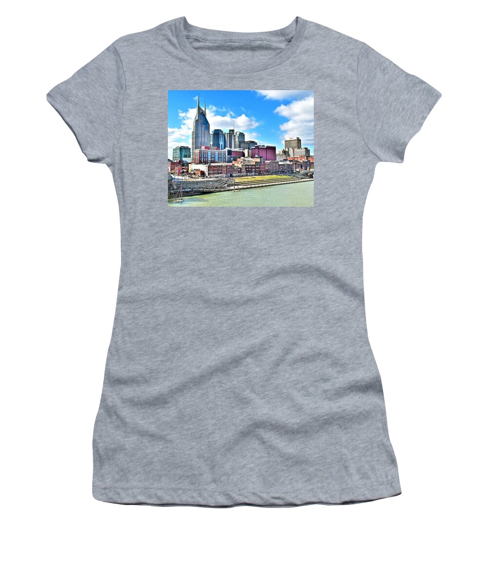 Nashville Women's T-Shirt featuring the photograph Nashville Eight by Ten by Frozen in Time Fine Art Photography