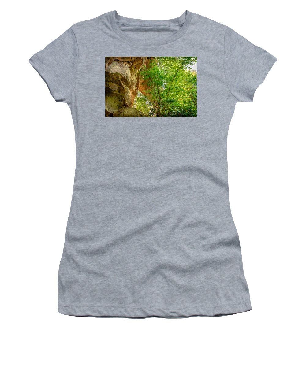 Kentucky Women's T-Shirt featuring the photograph Natural Bridge 5 by Michael Scott