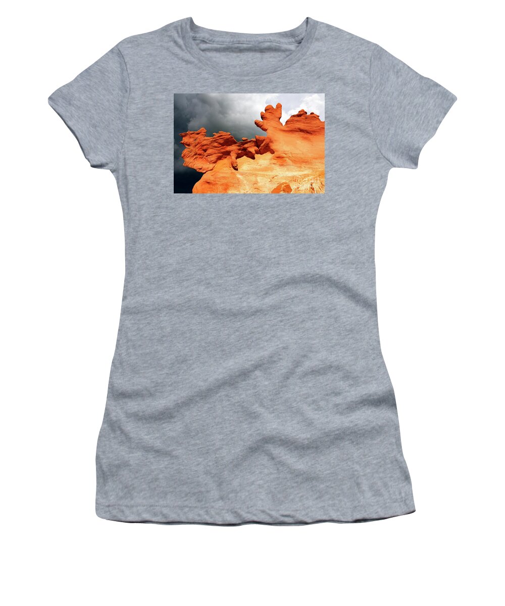 Hoodoo Women's T-Shirt featuring the photograph Nature's Artistry Nevada 2 by Bob Christopher
