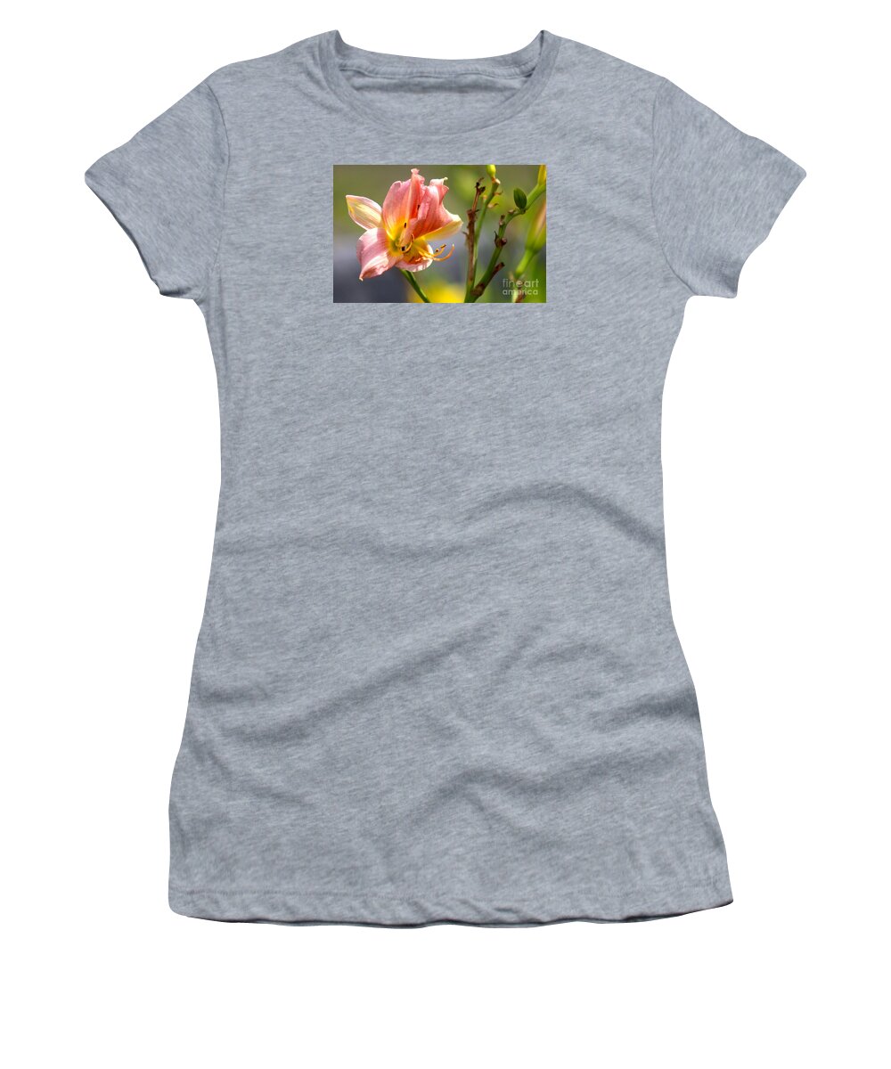 Pink Women's T-Shirt featuring the photograph Nature's Beauty 124 by Deena Withycombe