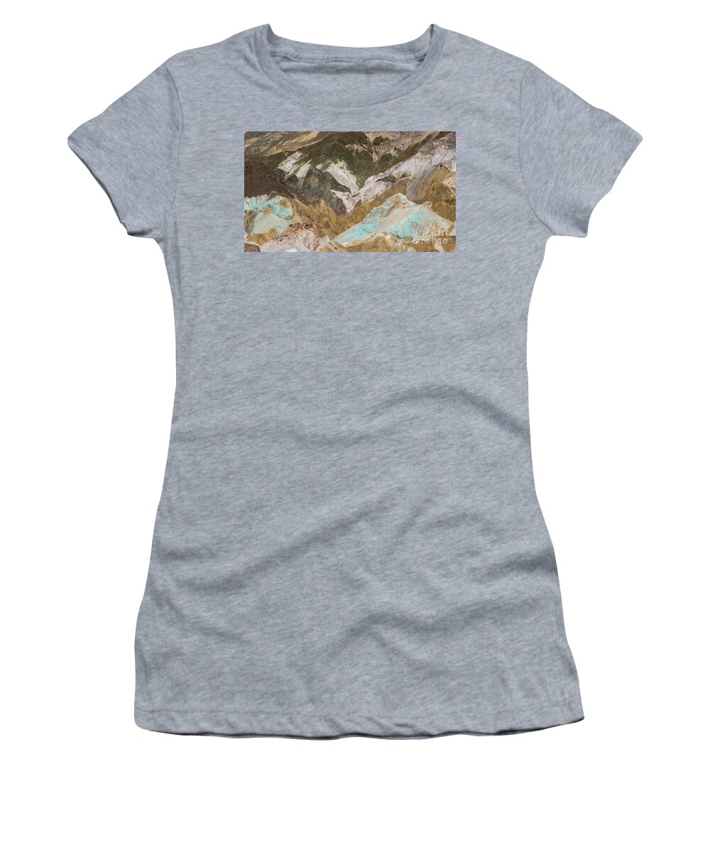 Death Valley Women's T-Shirt featuring the photograph Nature's Colors by Suzanne Luft