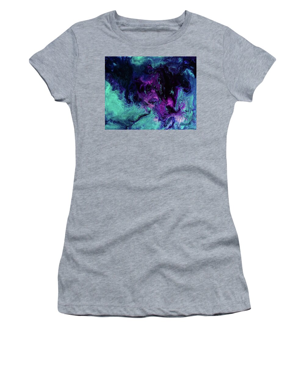 Fantasy Women's T-Shirt featuring the painting Nebulous by Jennifer Walsh