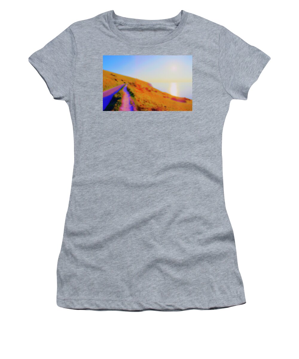 Sand Women's T-Shirt featuring the photograph Needles Sun by Jan W Faul