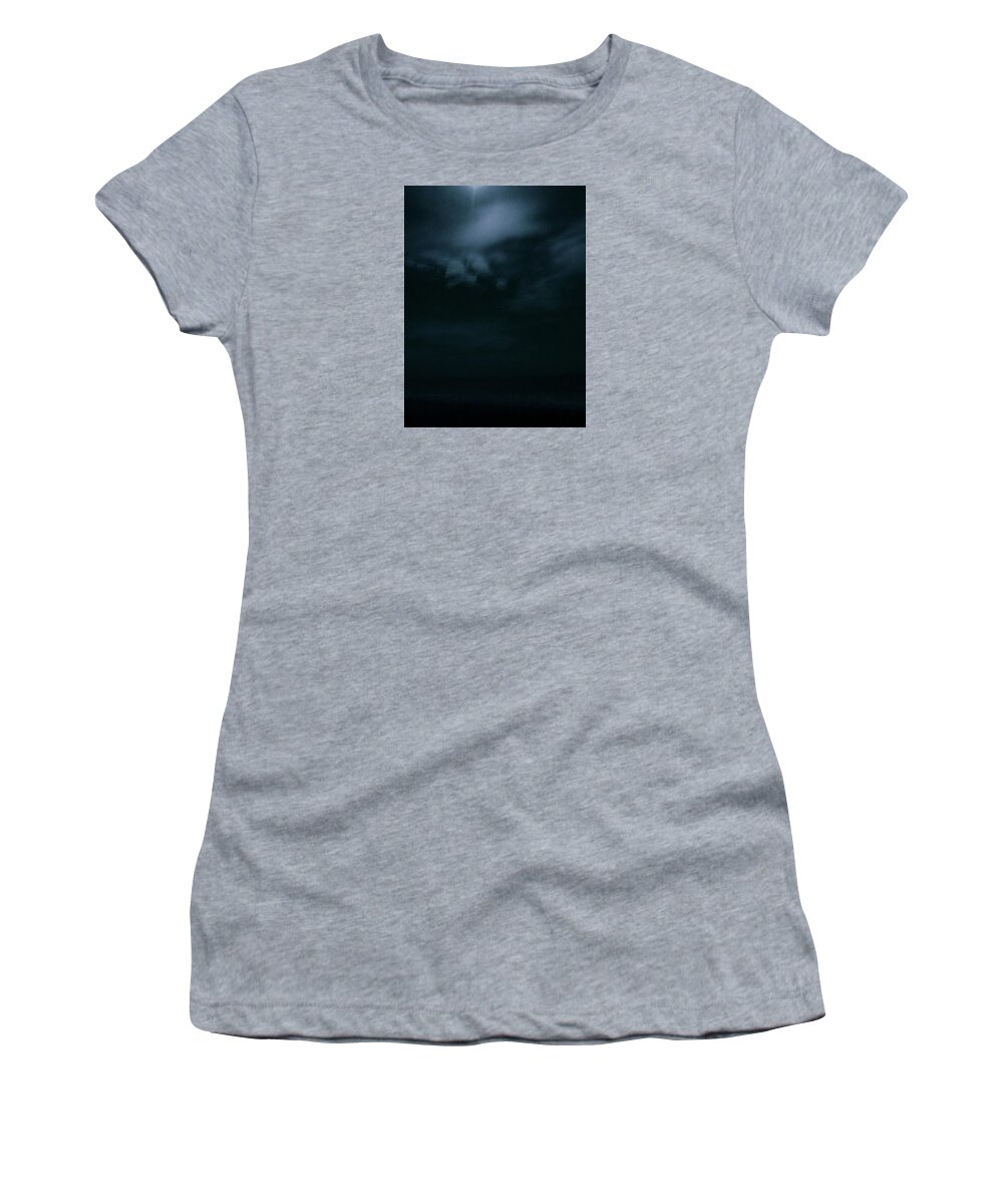  Women's T-Shirt featuring the photograph Night Beach by Steve Fields