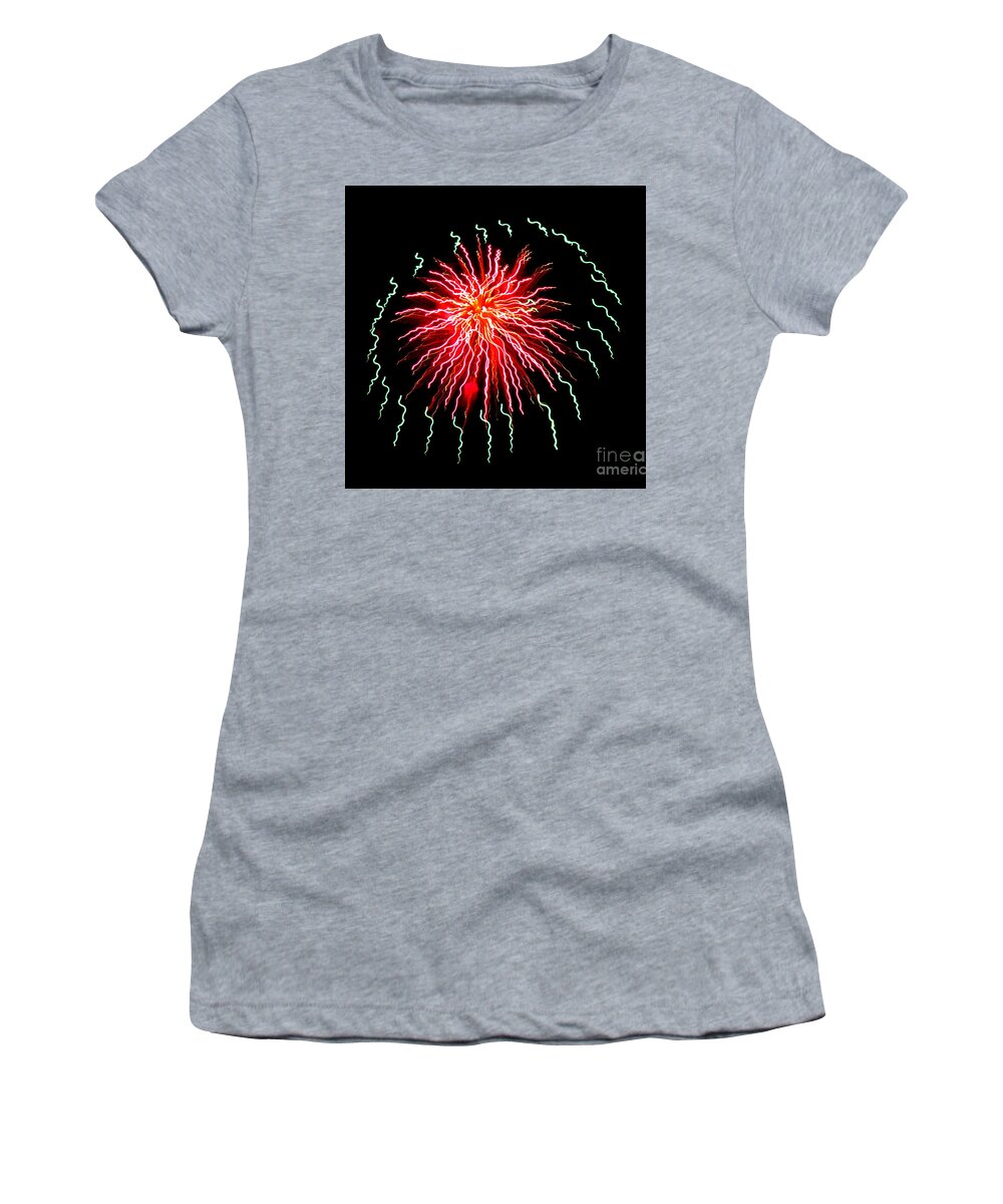 Firework Women's T-Shirt featuring the photograph Night Ride by Leah McPhail