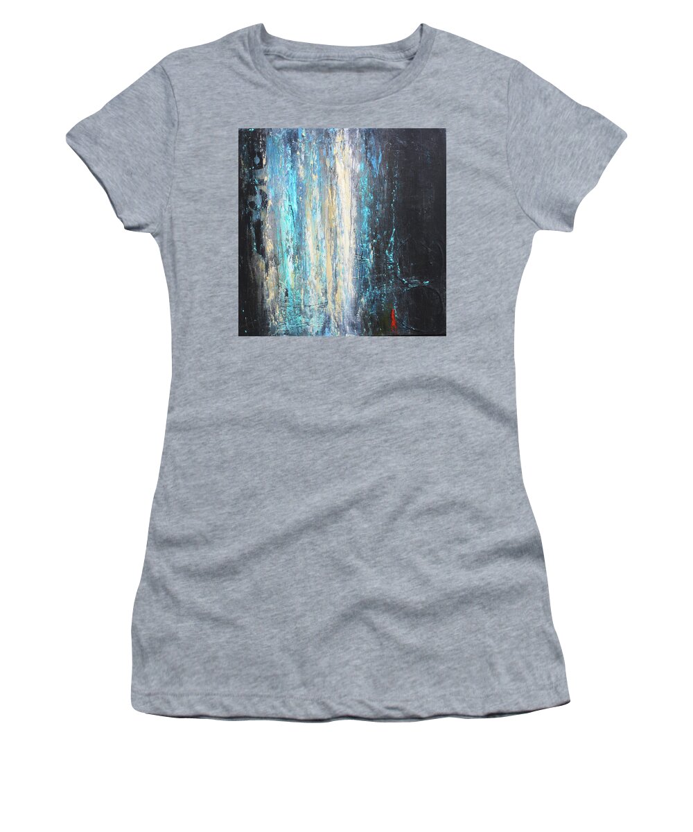 Urban Art Women's T-Shirt featuring the mixed media No. 851 by Patricia Lintner