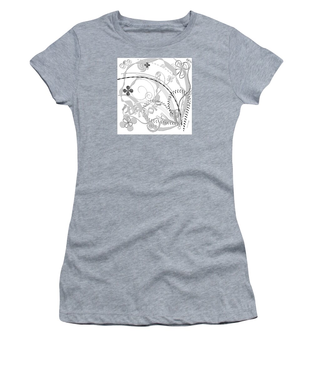 Charcot Marie Tooth Women's T-Shirt featuring the digital art No More CMT by Susan Kinney