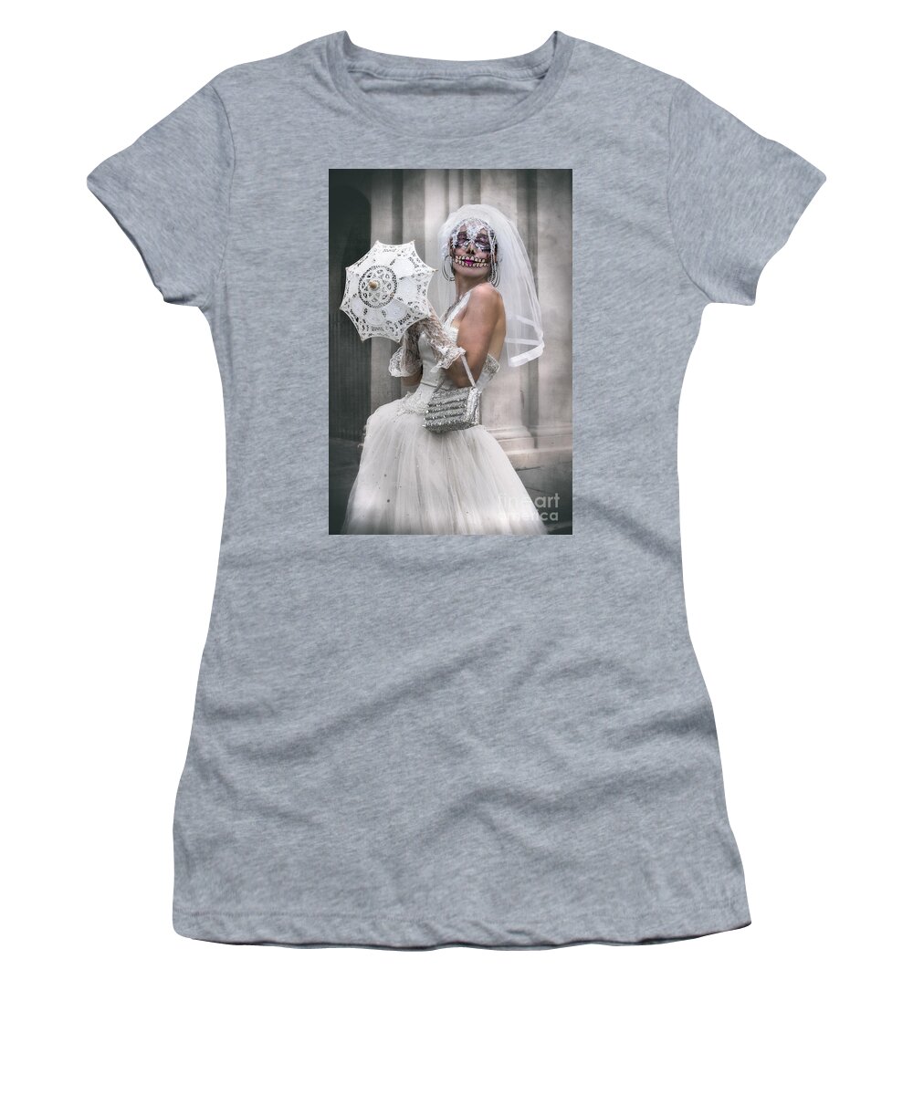 Bride Women's T-Shirt featuring the photograph NOLA Bride by Jerry Fornarotto