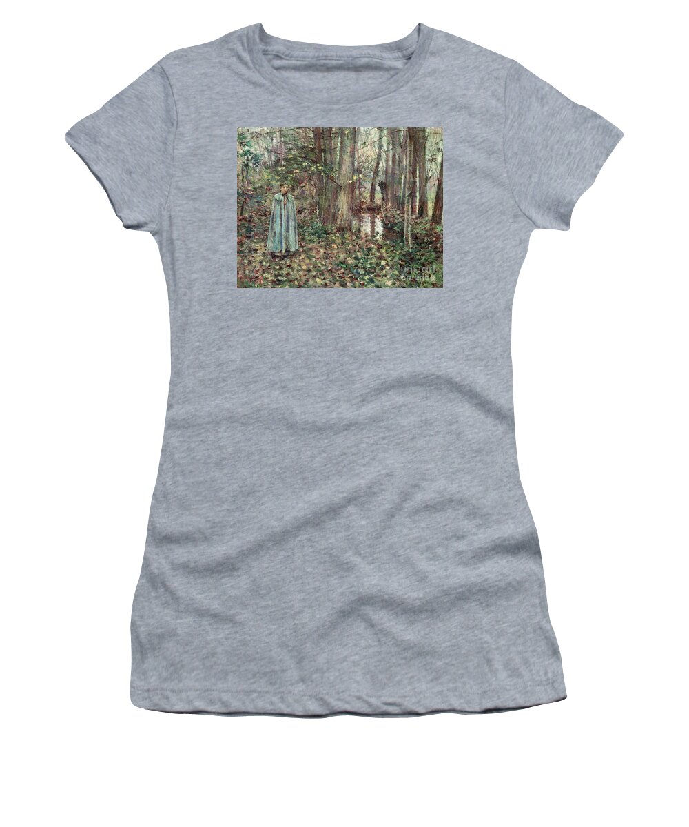 November Women's T-Shirt featuring the painting November by Theodore Robinson