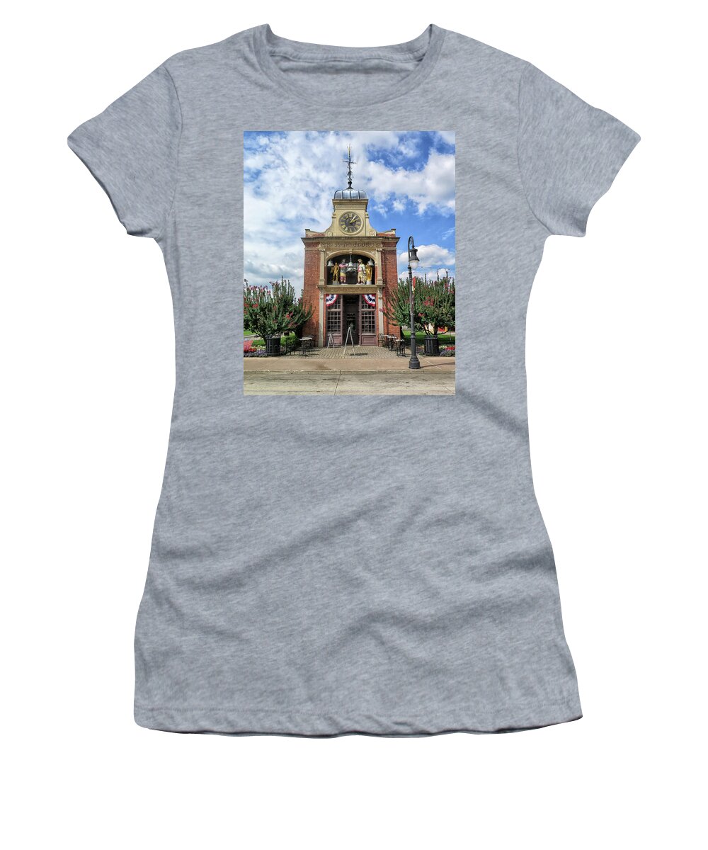 Greenfield Village Women's T-Shirt featuring the photograph Odd Building At Greenfield Village by Dave Mills