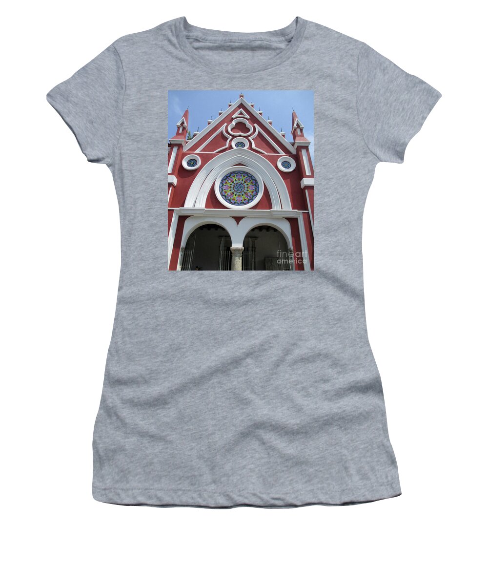 Old Cartagena Women's T-Shirt featuring the photograph Old Cartagena 26 by Randall Weidner