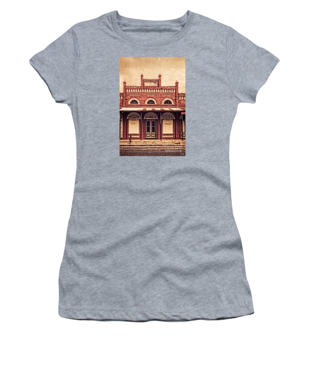Old Newspaper Office Women's T-Shirt featuring the photograph Old Newspaper Office by Imagery by Charly