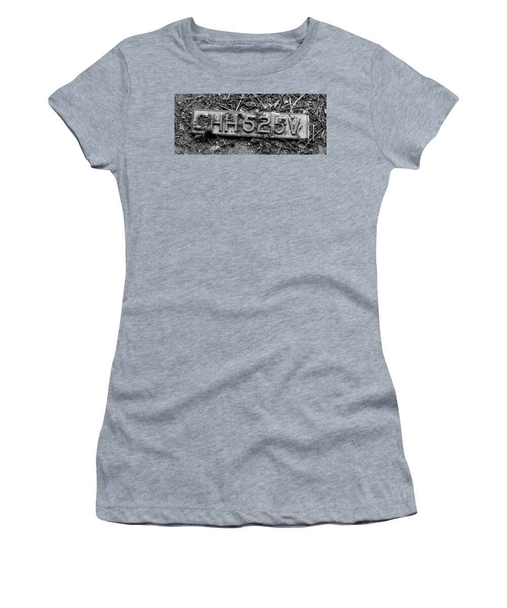 Lost Women's T-Shirt featuring the photograph Old registration by Lukasz Ryszka