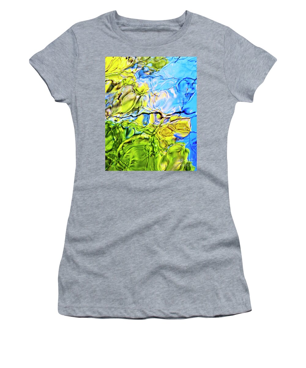 River Women's T-Shirt featuring the photograph On Looking Up by Tom Cameron