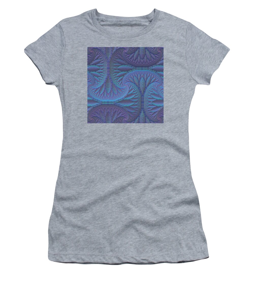 3-d Women's T-Shirt featuring the digital art Opalescence by Lyle Hatch