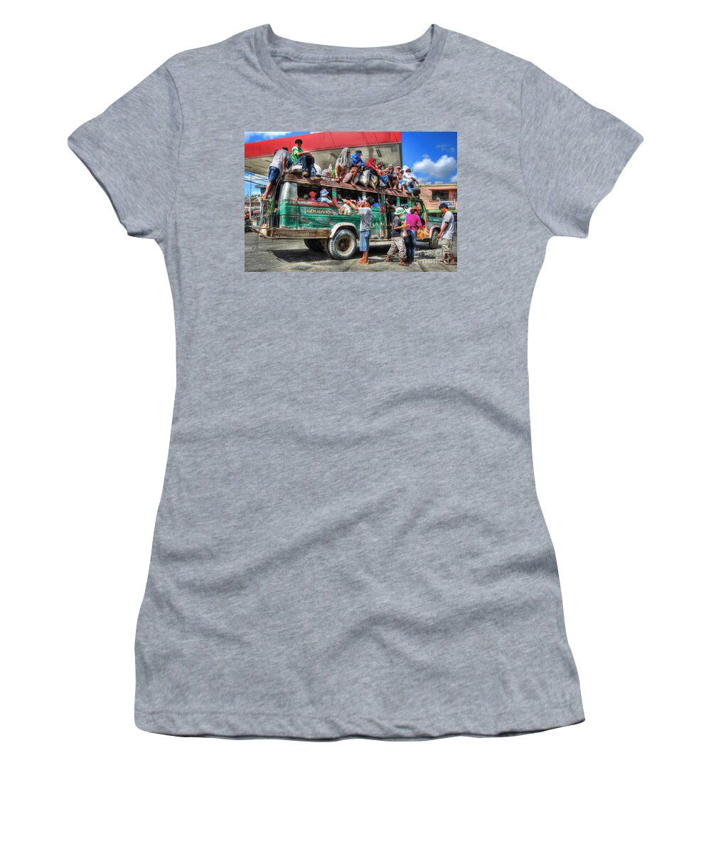 Yhun Suarez Women's T-Shirt featuring the photograph Overload by Yhun Suarez
