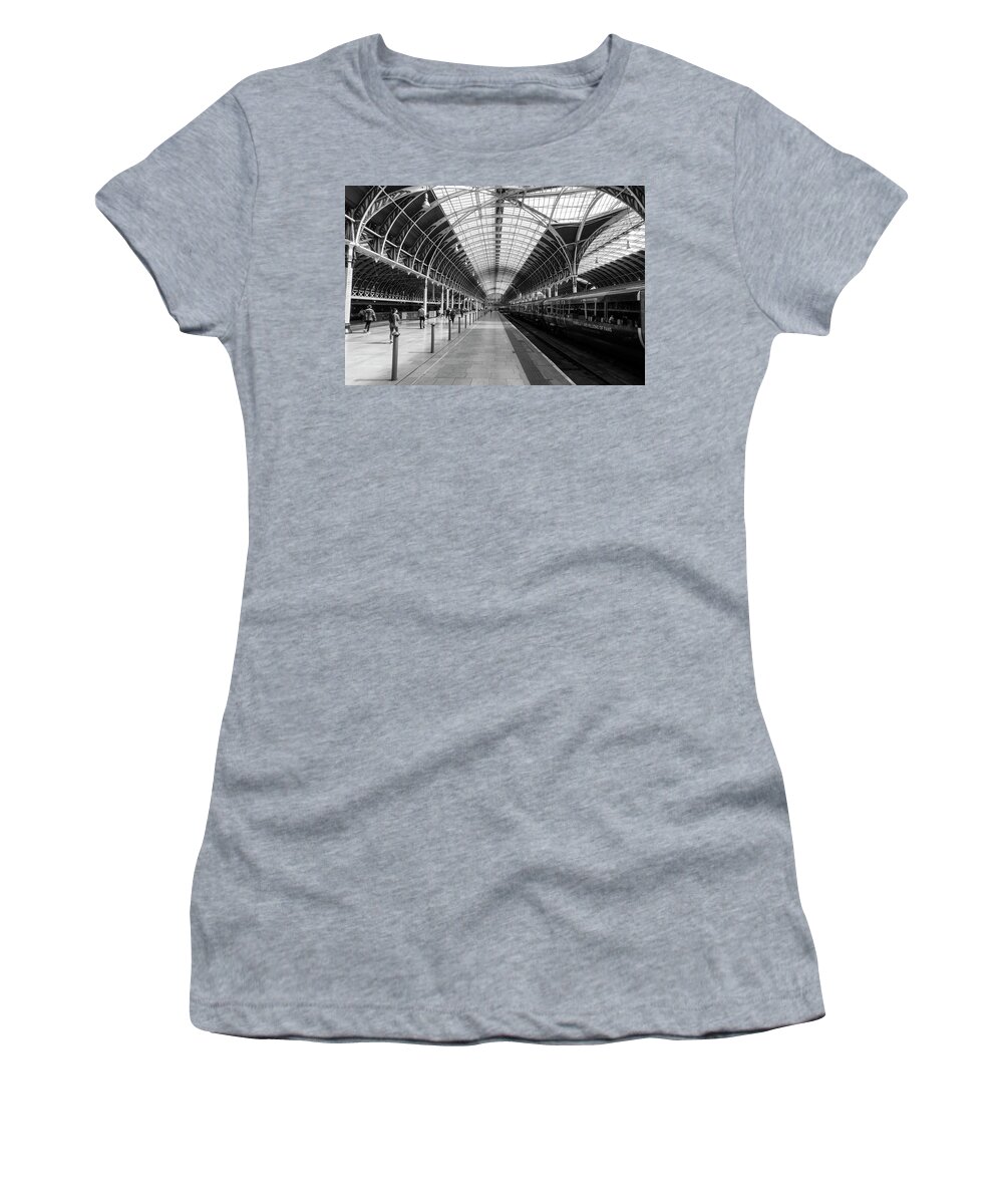 London Women's T-Shirt featuring the photograph Paddington Station by Joe Paul