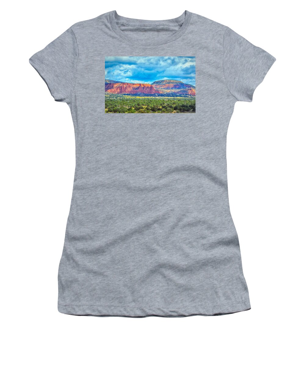 Scenic Women's T-Shirt featuring the photograph Painted New Mexico by AJ Schibig