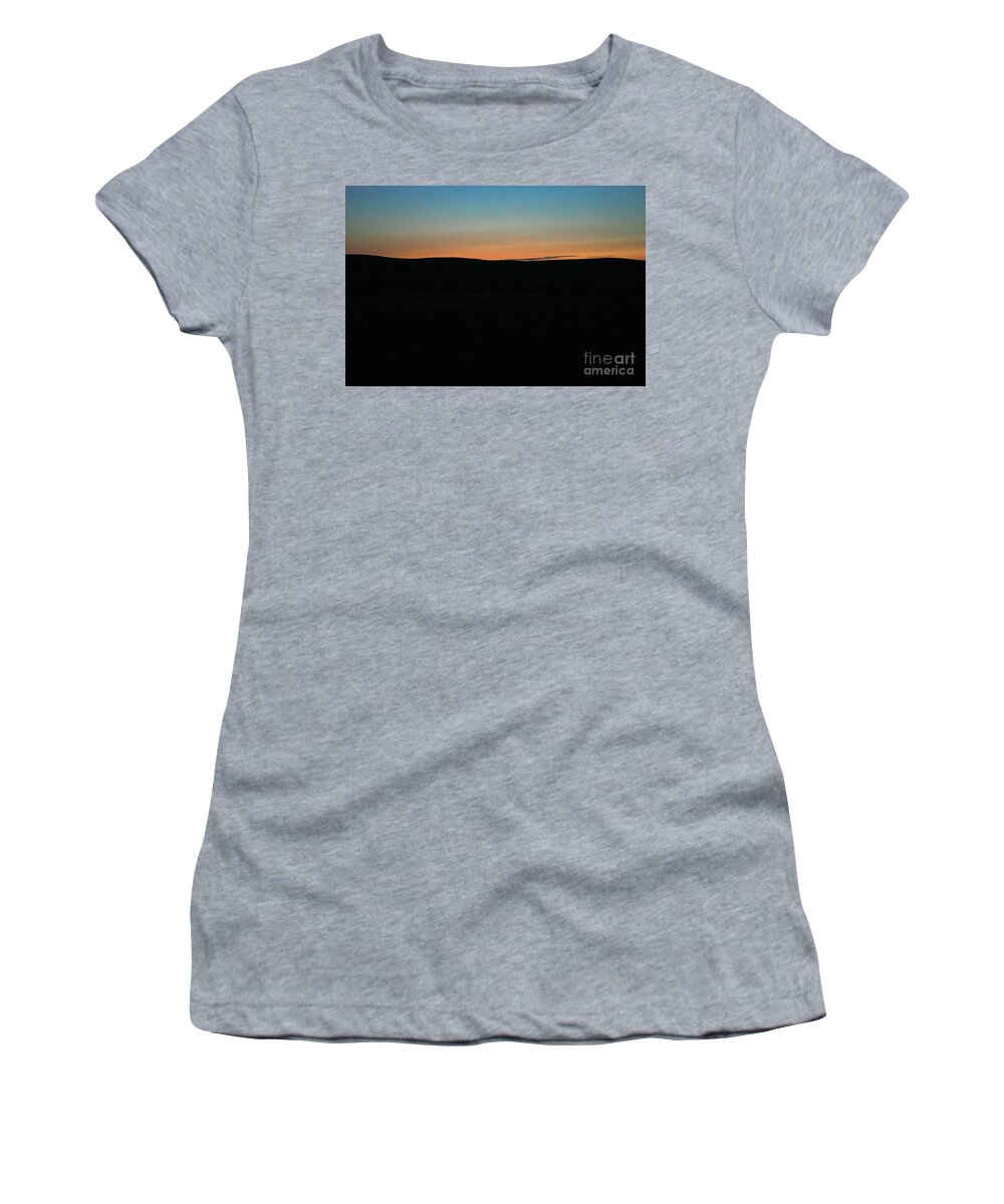Sunset Women's T-Shirt featuring the photograph Palouse Sunset by Rich Collins