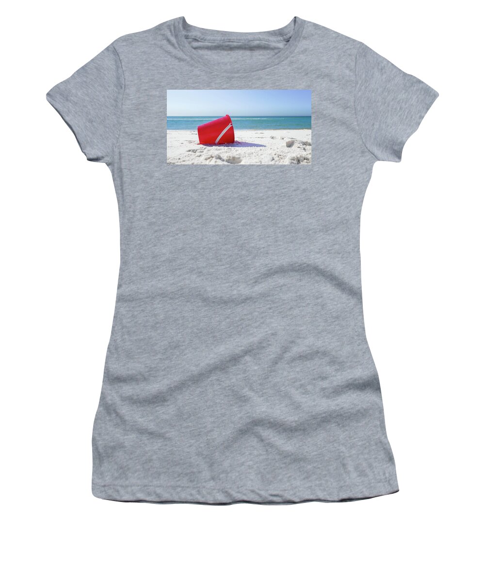 Panama Women's T-Shirt featuring the photograph Panama Beach Florida Sandy Beach by Robert Bellomy