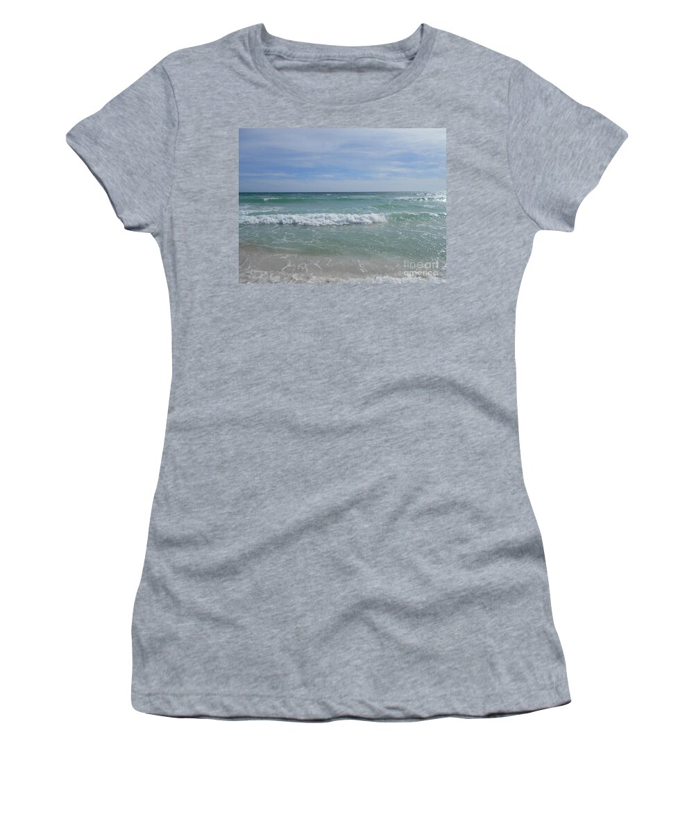 Panama City Beach Women's T-Shirt featuring the photograph Panama City Beach 2017 by Nancy Graham