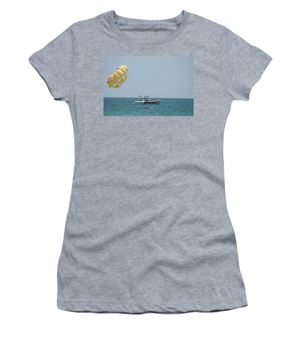 Nautical Women's T-Shirt featuring the photograph Parasail by Rob Hans