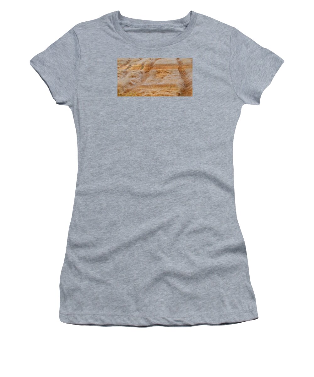 Abstract Women's T-Shirt featuring the photograph Part Of The Field 2 by Lyle Crump
