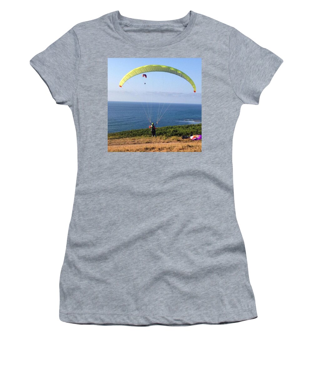 Summer Women's T-Shirt featuring the photograph Passed These Guys On A Walk Along The by Charlotte Cooper