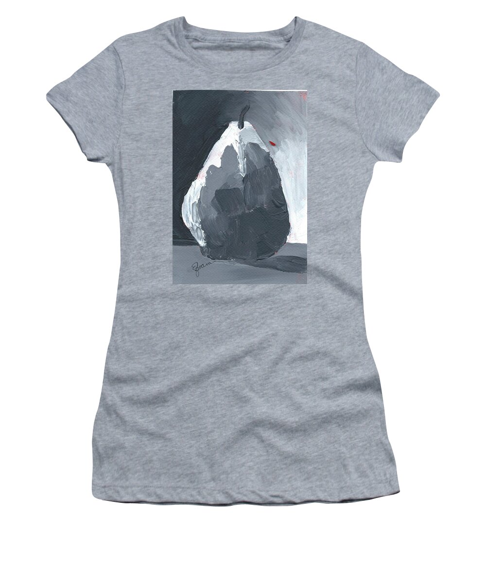 Abstract Pear Women's T-Shirt featuring the painting Pear 13 by Elise Boam