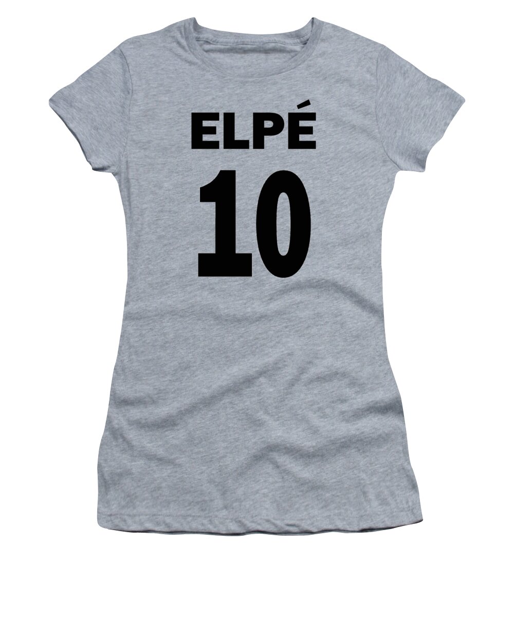 Pele Women's T-Shirt featuring the mixed media Pele 10 by Charlie Ross
