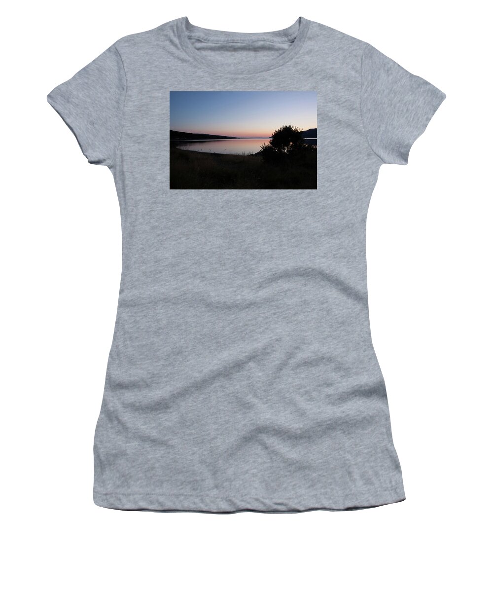 Sunset Women's T-Shirt featuring the photograph Pennyghael Sunset by Pete Walkden