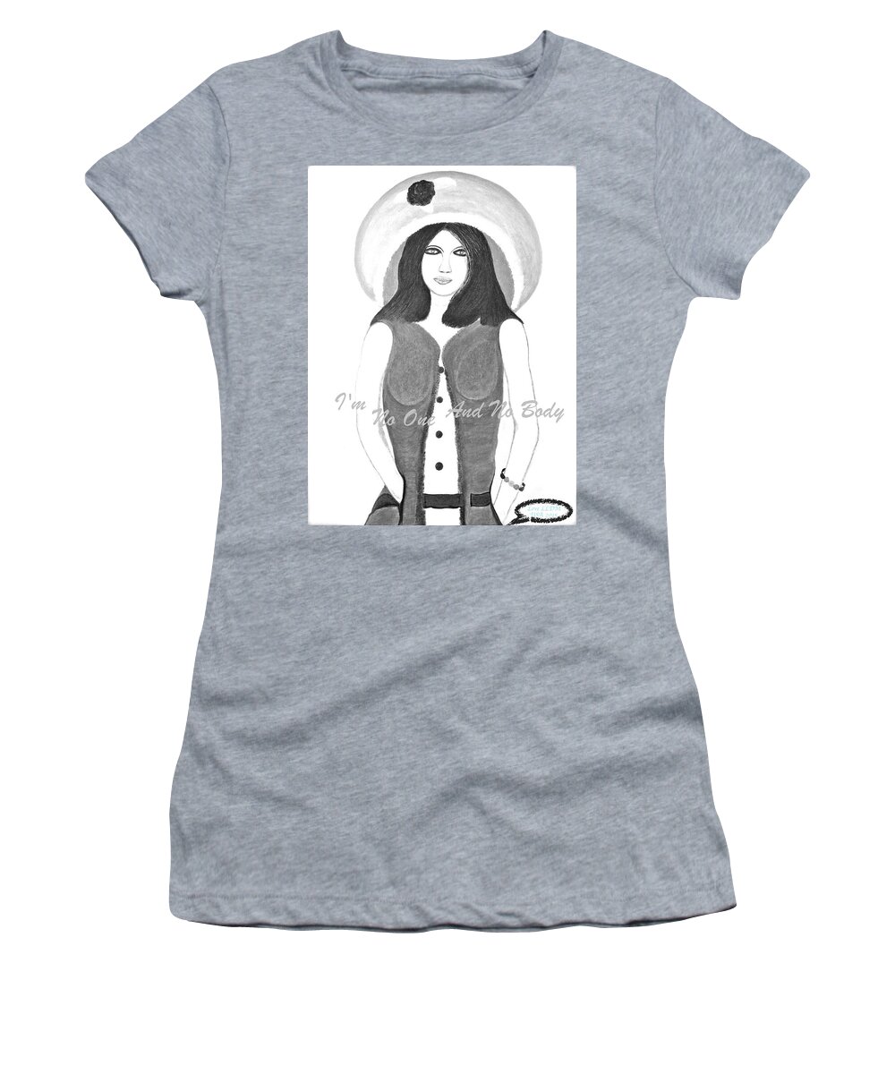 People Women's T-Shirt featuring the painting Personas Return by Lorna Maza