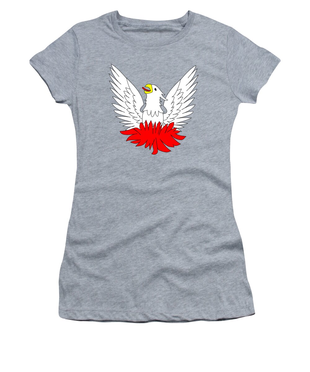 Religion Women's T-Shirt featuring the digital art Phoenix by Frederick Holiday
