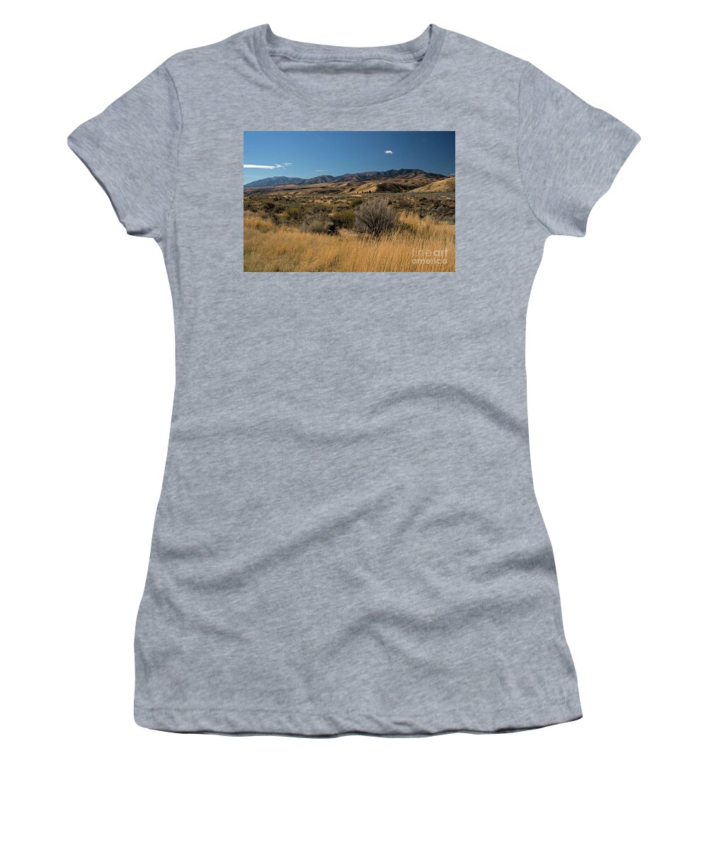 Pocatello Women's T-Shirt featuring the photograph Pocatello Area of south Idaho by Cindy Murphy - NightVisions
