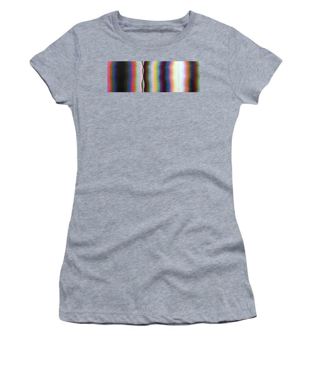 Color Women's T-Shirt featuring the painting Pole Seven by Stephen Mauldin